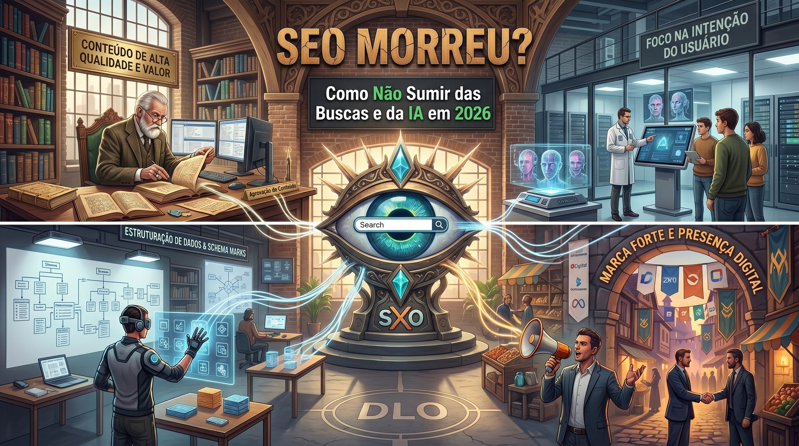 SEO morreu? Como não sumir das buscas e da IA em 2026